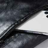 Men's Classic Moto Leather Jacket