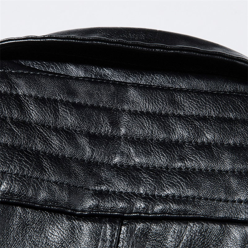 Men's Classic Moto Leather Jacket