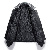 Men's Classic Moto Leather Jacket