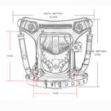 Steampunk Motorcycle Bag Retro Gothic Waist Bag