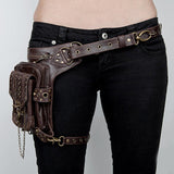 Steampunk Moto Holster and Hip Bag