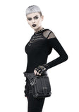 Retro Black Motorcycle Waist Bag