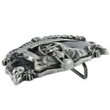 Grim Reaper Memento Mori Skull Belt Buckle