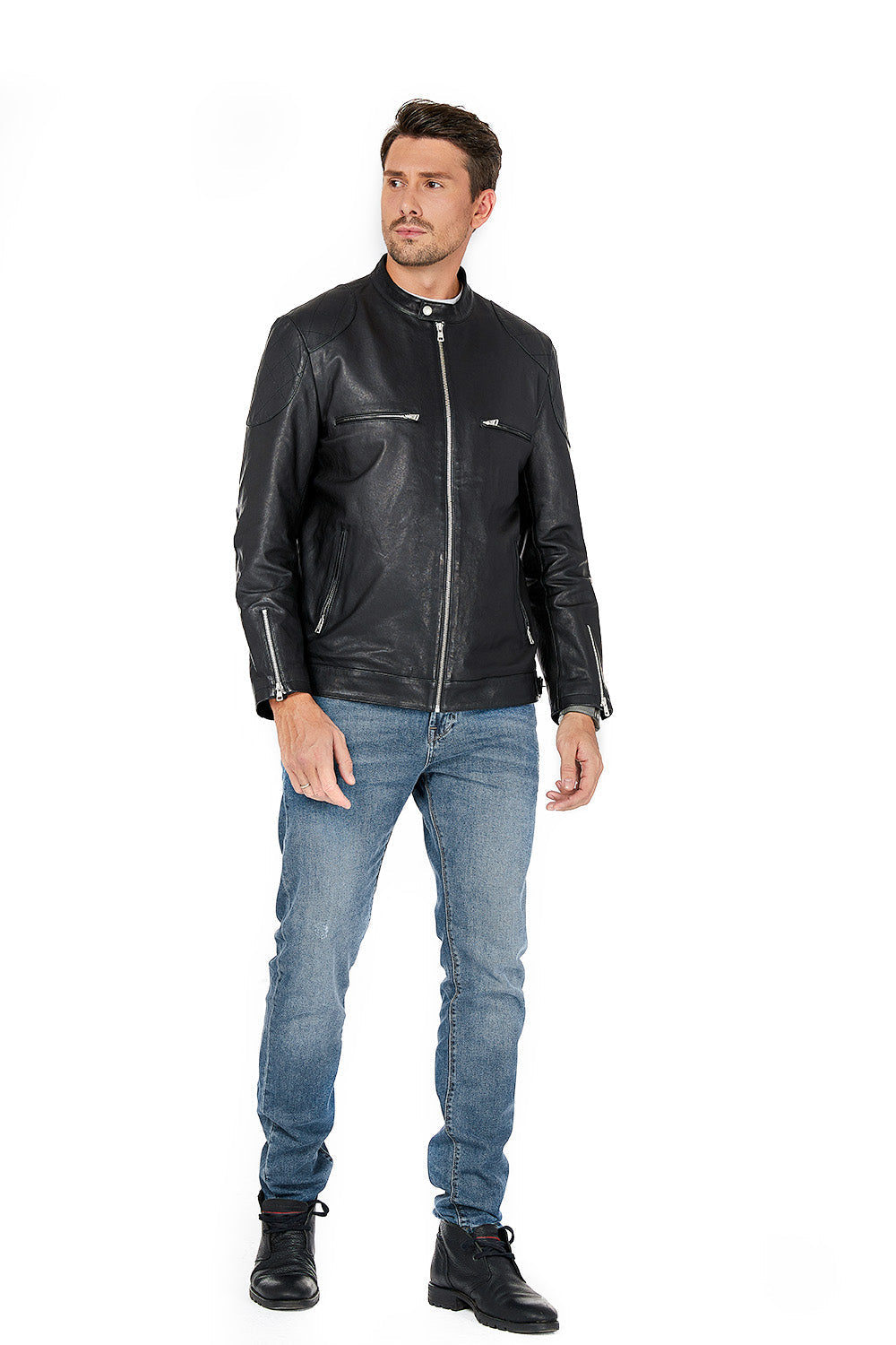 Eagle CM2 Men's Classic Leather Jacket