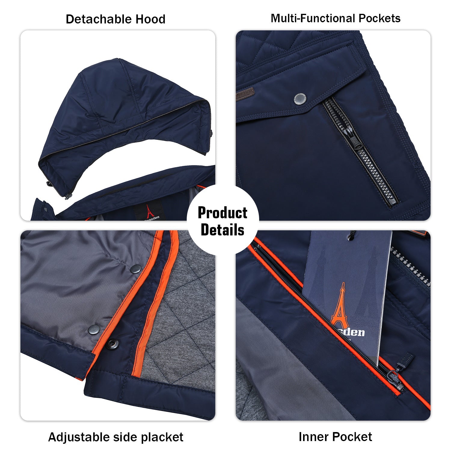 Quilted Casual Flap Pocket Jacket
