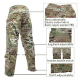G3 Combat Pants with Knee Pads Rip-Stop Tactical Pants(With Removable Knee Pads)