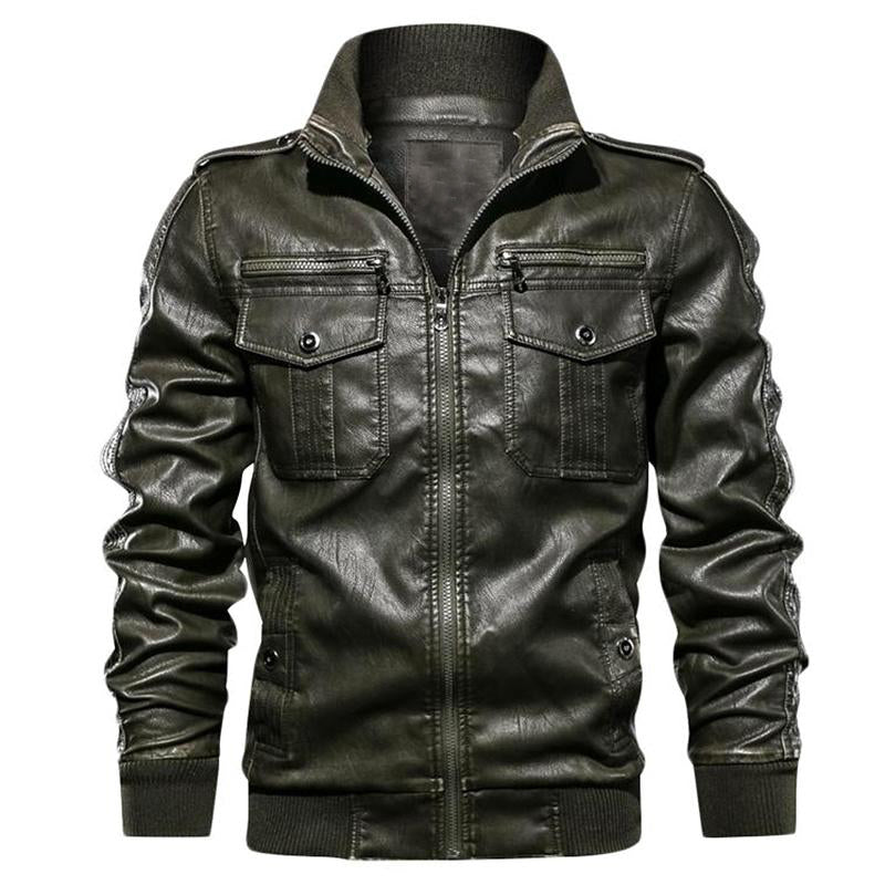 Vintage Moto Leather Jacket