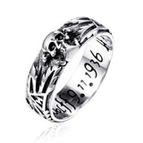 Gothic Skull Couple Band Rings