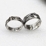 Gothic Skull Couple Band Rings