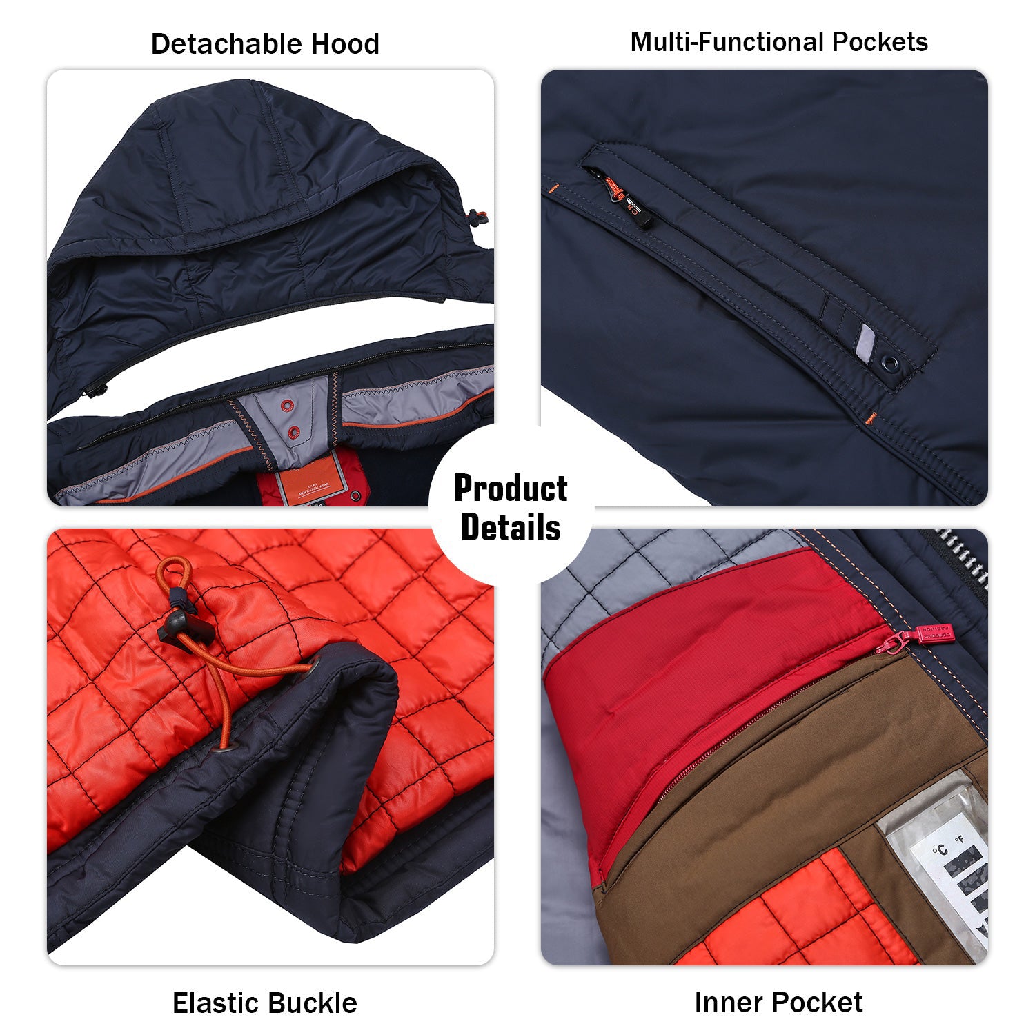 Weatherproof Zip Up Outdoor Parka