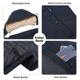 Fleece Drawstring Outdoor Active Winter Parka