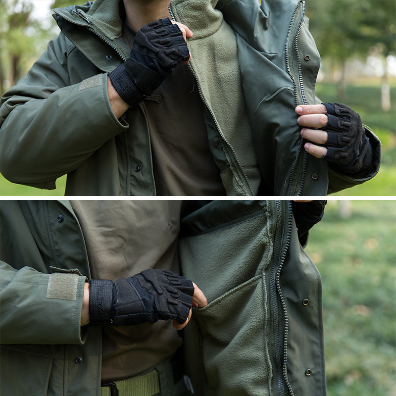 G8 Soft Shell Tactical Jacket Military Fleece Hooded Coat