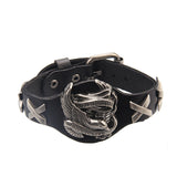 Live To Ride Biker Leather Bracelet