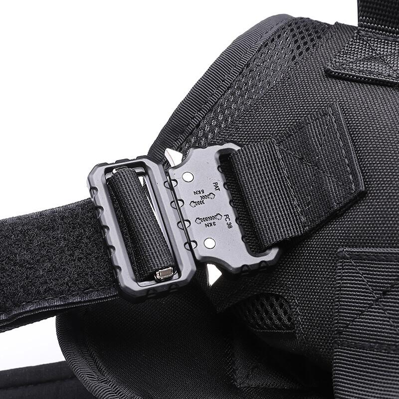 Nylon Tactical Service Dog Harness Heavy Duty Dog Training No Pull Dog Harness