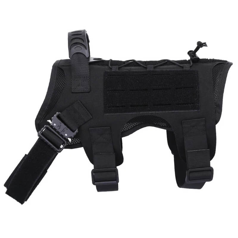 Nylon Tactical Service Dog Harness Heavy Duty Dog Training No Pull Dog Harness