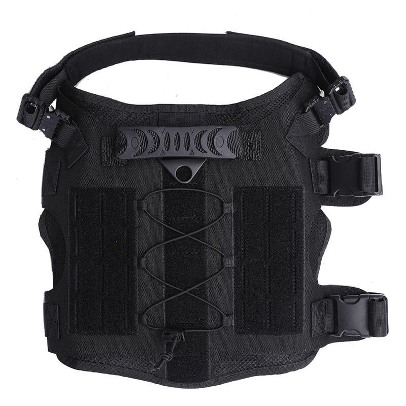 Nylon Tactical Service Dog Harness Heavy Duty Dog Training No Pull Dog Harness