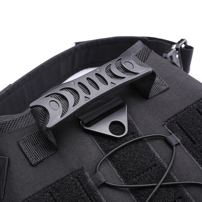 Nylon Tactical Service Dog Harness Heavy Duty Dog Training No Pull Dog Harness