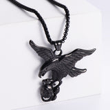 Flying Eagle Catch The Skull Pendant