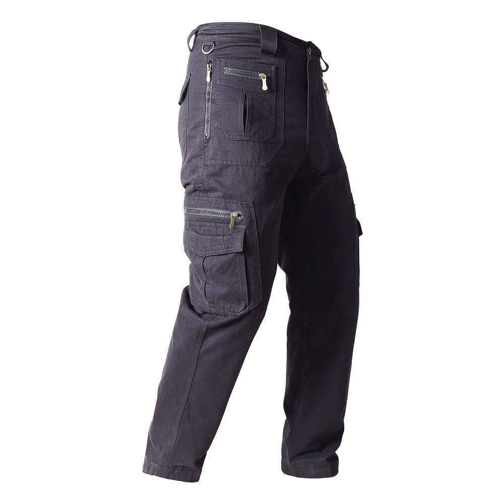 Mens outdoor zipper sports trousers