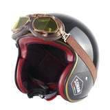 Vintage Open Face Helmet Harley Retro Helmet