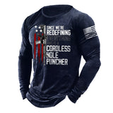 Since We Are Redefining Everything This Is A Cordless Hole Puncher Men's Cotton Long Sleeve T-Shirt