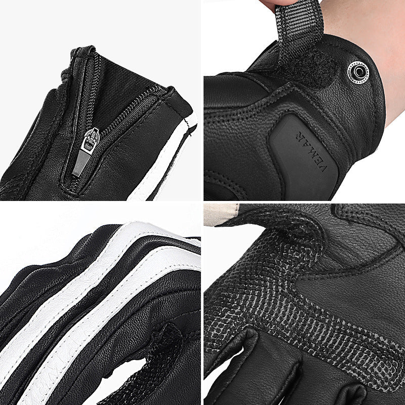Motorcycle Leather Gloves For All Seasons