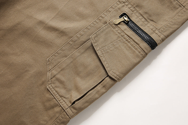 Mens outdoor zipper sports trousers