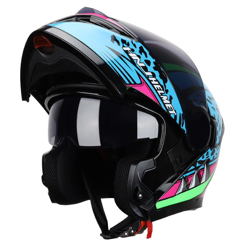 Leopard 989 Modular Bluetooth Helmet with LED Lights