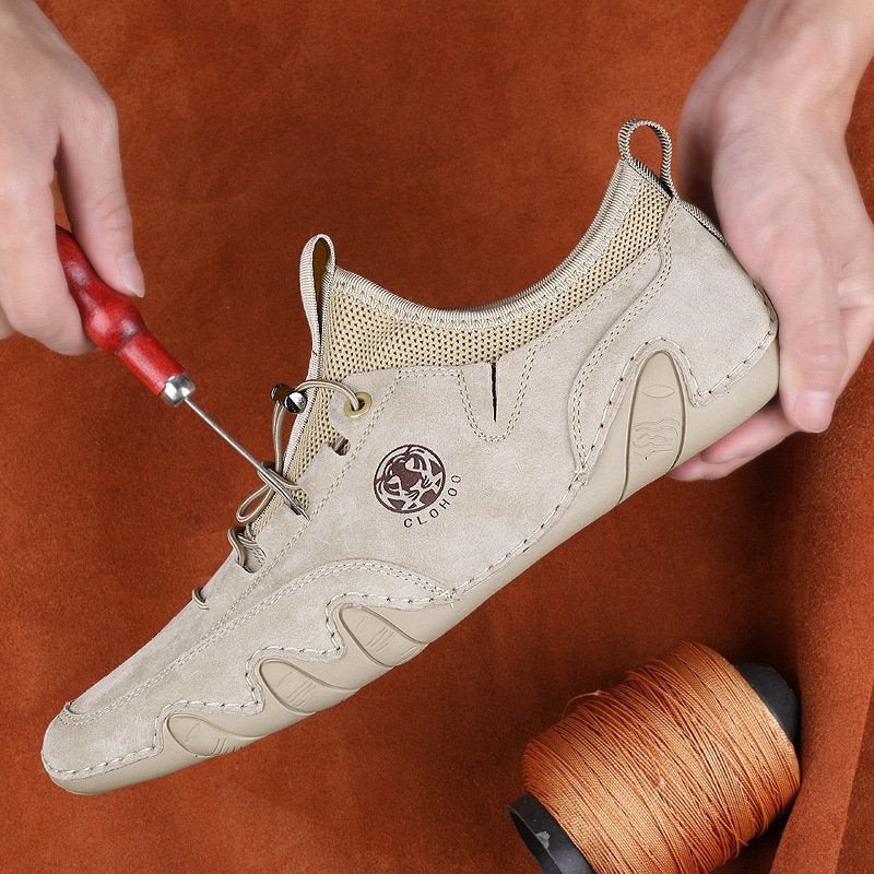 Men Comfy Round Toe Soft Soles Casual Shoes