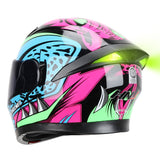 Leopard 989 Modular Bluetooth Helmet with LED Lights