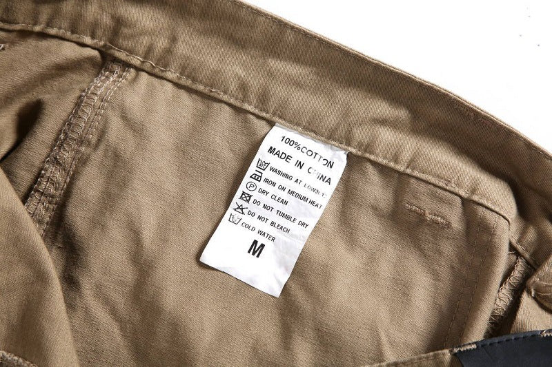 Mens outdoor zipper sports trousers