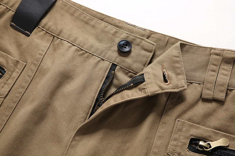 Mens outdoor zipper sports trousers