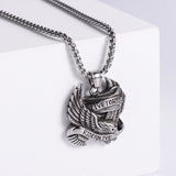 Live To Ride Eagle Pendant