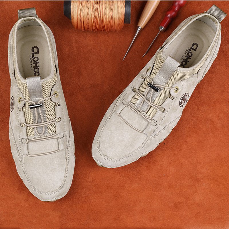 Men Comfy Round Toe Soft Soles Casual Shoes