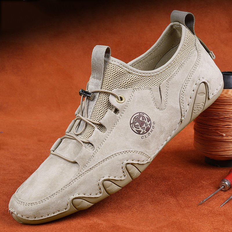 Men Comfy Round Toe Soft Soles Casual Shoes