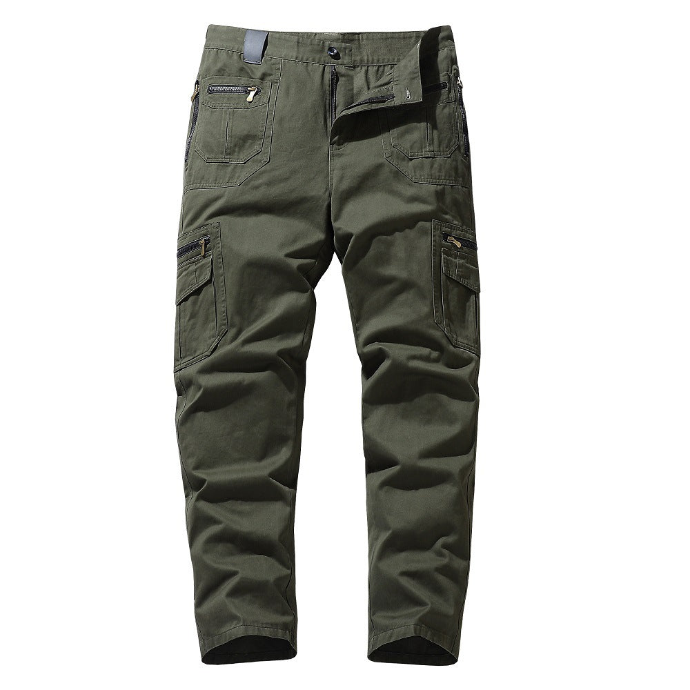Mens outdoor zipper sports trousers