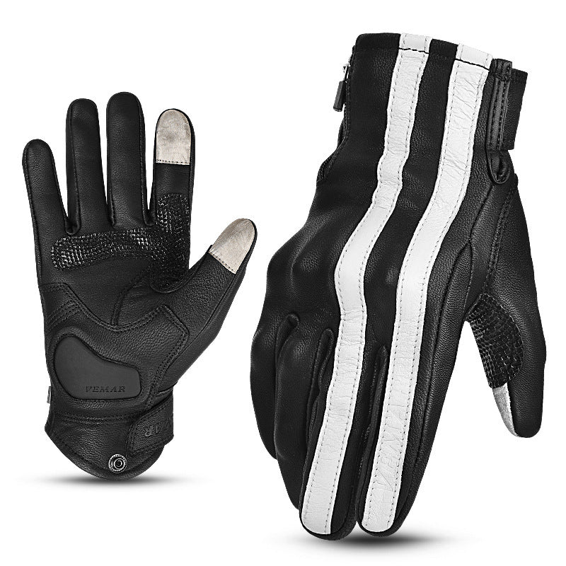 Motorcycle Leather Gloves For All Seasons