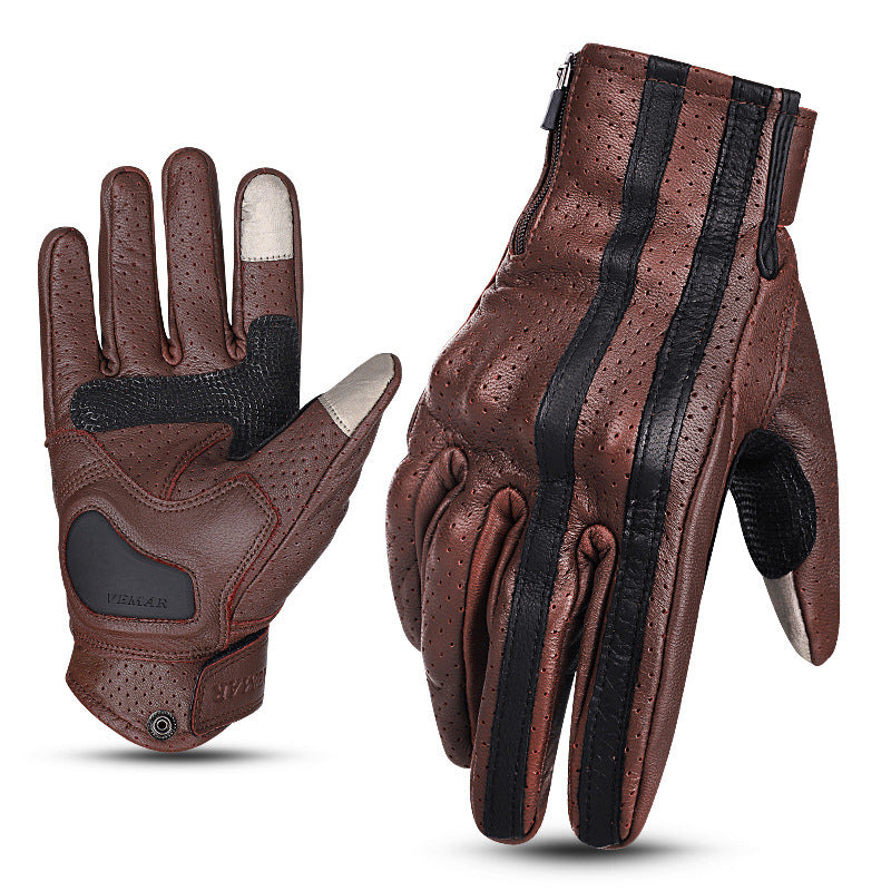 Motorcycle Leather Gloves For All Seasons