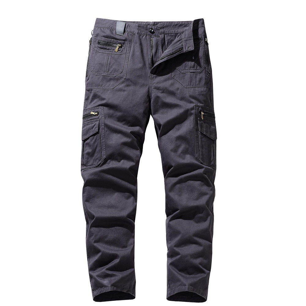 Mens outdoor zipper sports trousers
