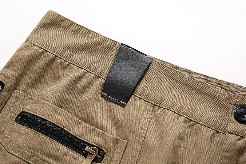 Mens outdoor zipper sports trousers