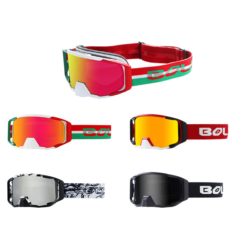 Multicolor Motorcycle Goggles MX ATV Dirt Bike