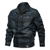 Men's Lapel Button Casual Jacket