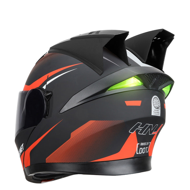 Leopard 989 Modular Bluetooth Helmet with LED Lights