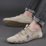 Men Comfy Round Toe Soft Soles Casual Shoes