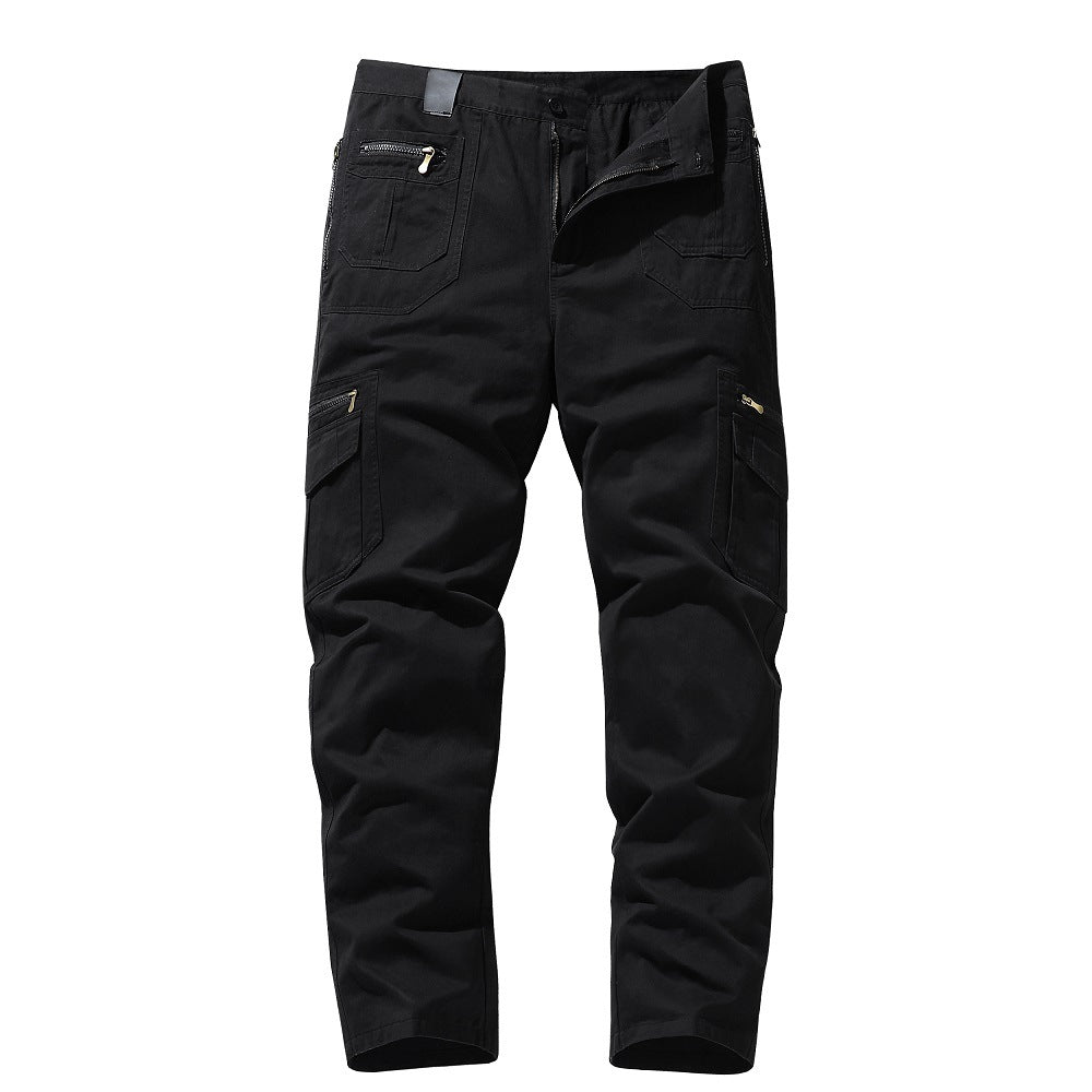 Mens outdoor zipper sports trousers