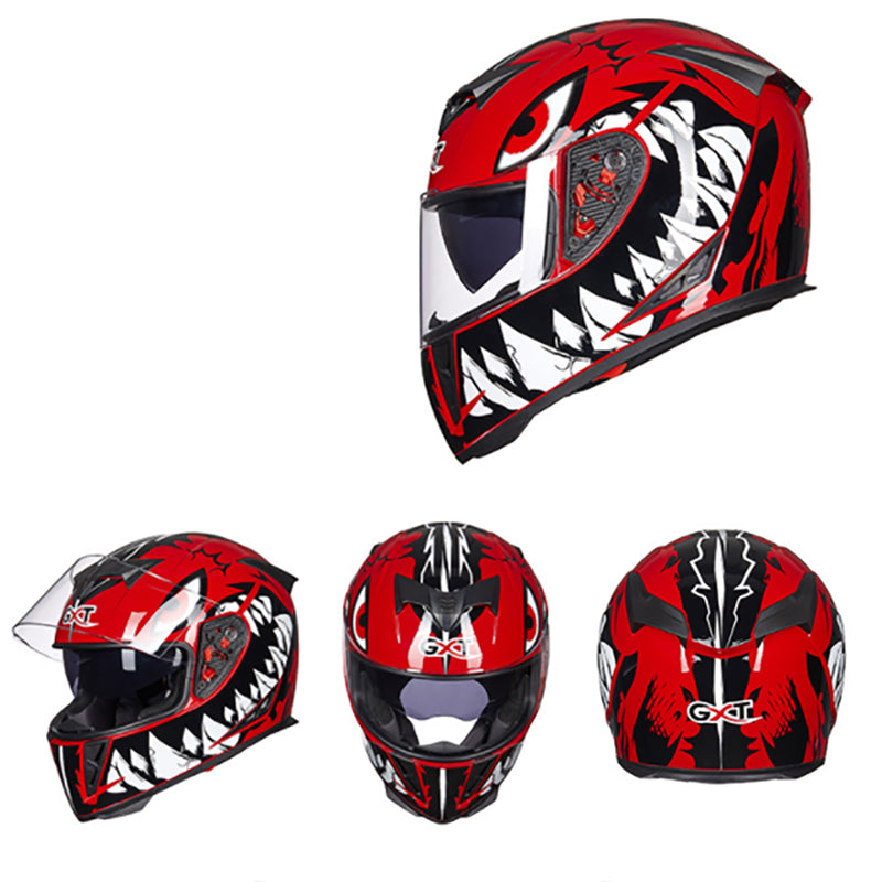 Shark G358 Full Face Motorcycle Helmet with Dual Visors