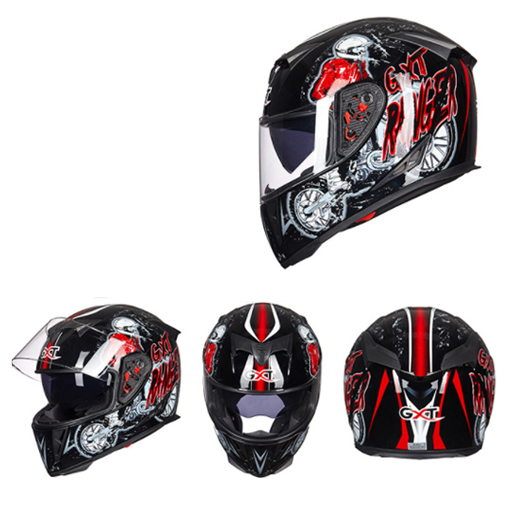 Shark G358 Full Face Motorcycle Helmet with Dual Visors