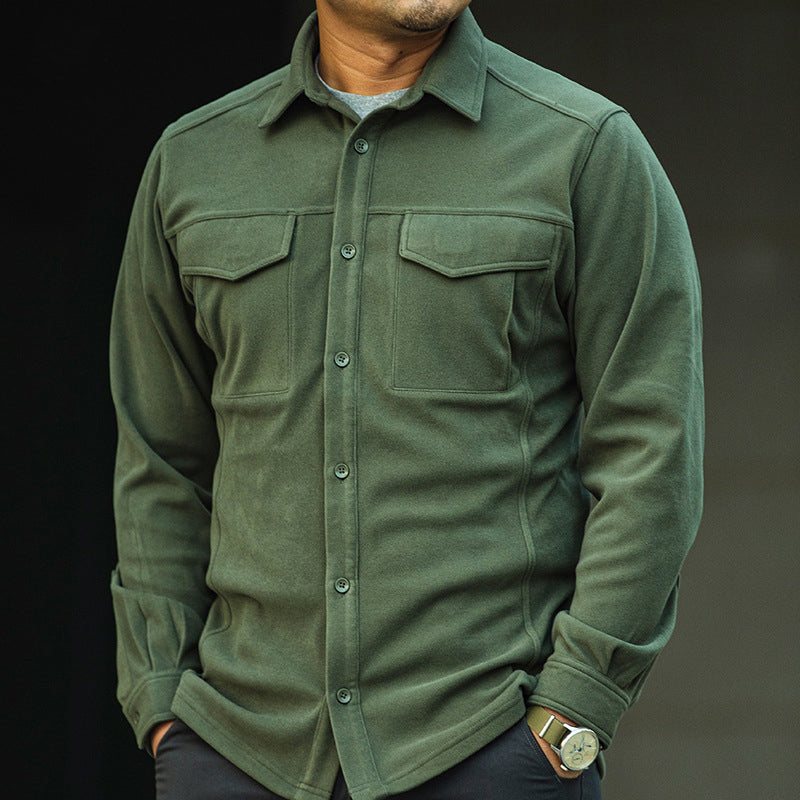 Archon Tactical Men's Warm Shirt Jacket (Stretch Fabric)