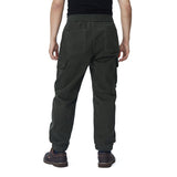 POCKETS FLEECE CARGO PANTS