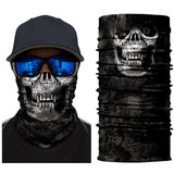 Skull Racing Neck Gaiter All in One Headwear